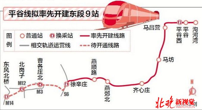 北京22号线平谷线年底开工 进城区仅需45分钟河北境内