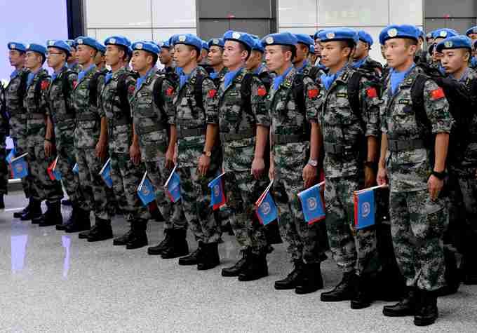 中国军队已完成8000人规模联合国维和待命部队注册