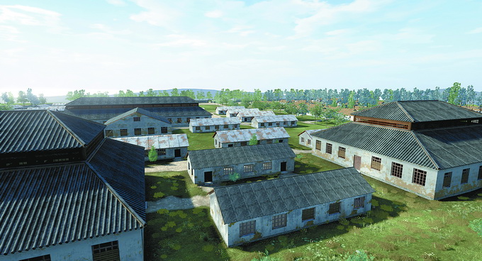 湖南现集装箱教室:一排蓝色活动板房内部被切分为多个房间 | 北晚新视觉