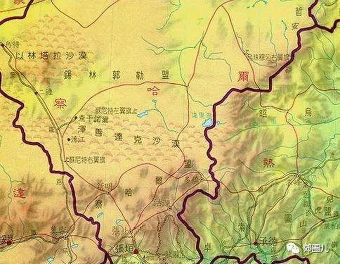 位于河北省,辽宁省和内蒙古自治区交界地带.图片