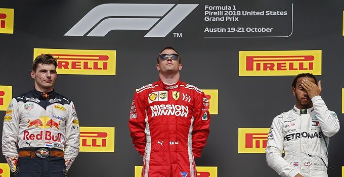 热点 网摘 在今天凌晨结束的f1美国大奖赛上,法拉利车队芬兰车手kimi