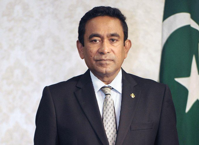 马尔代夫前总统亚明被判入狱5年 并被罚款500