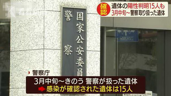 「推荐」日本现大规模新冠病毒尸体传人，73名警察“中招”