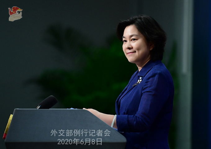 华春莹“世界范围抗议种族歧视活动，但在中国未看到？”华春莹回应