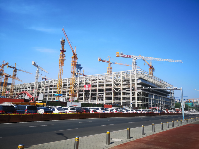 北京建工集团国会二期工程安全防疫两不误