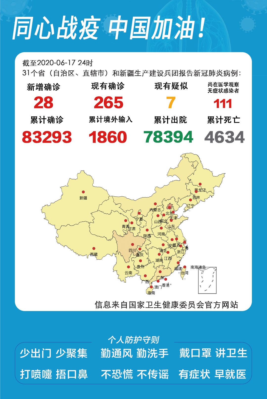 31省区市新增病例28例，其中北京本土病例21例