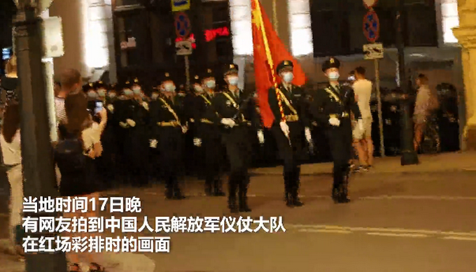 推荐帅到了莫斯科！戴着口罩，他们仍是最帅天团，网友：致敬中国军人