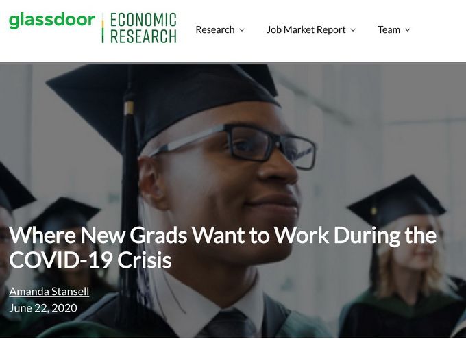 Glassdoor：字节跳动成美国最受应届生青睐十大雇主，排名超越谷歌和Facebook