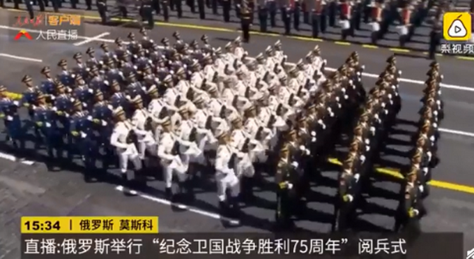 推荐解放军仪仗队亮相红场！中国第一门面担当来了