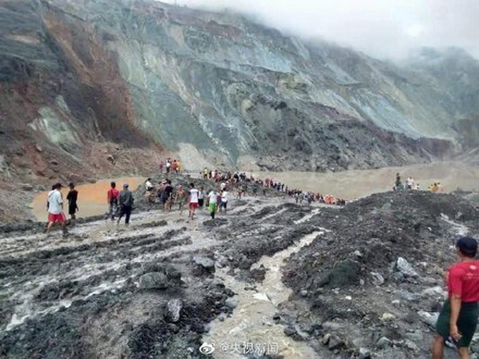 缅甸帕敢翡翠矿区大规模塌方：遇难人数升至162人