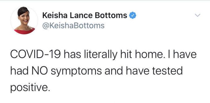 美国美国亚特兰大市市长感染新冠肺炎，美国实际感染数或是现有数据10~24倍