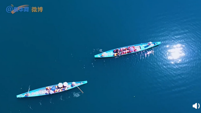 |好美！云南抚仙湖琉璃万顷，全国水质良好湖泊保护绩效考评名列第一