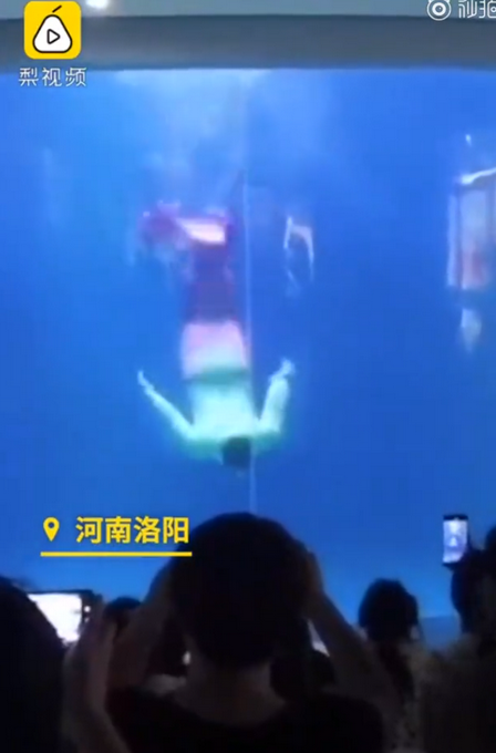 热点|在海洋公园表演的男子回应扮美人鱼被指油腻：临时救场，怕吓哭小孩