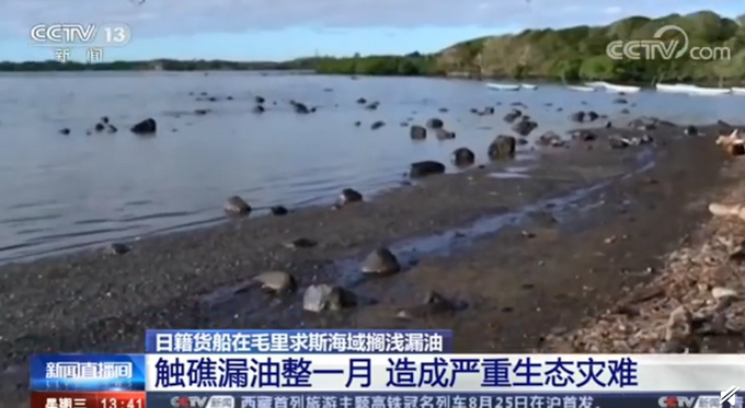 热点|毛里求斯燃油泄漏，日籍货船若潮号船长承认因蹭网接近海岸线触礁