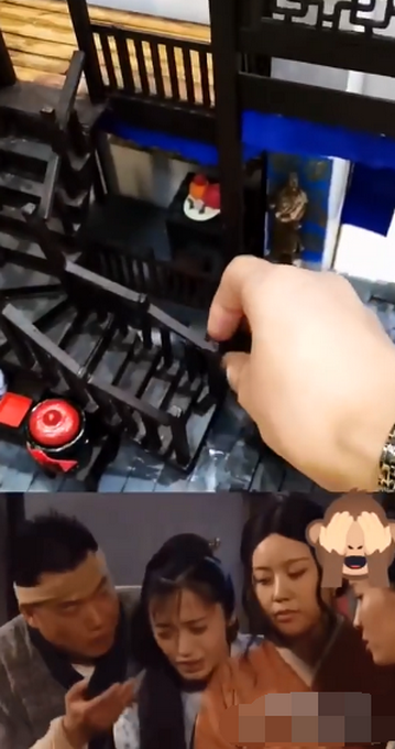 热点|神操作！女孩手工还原同福客栈内景，网友惭愧：我看完只会傻乐