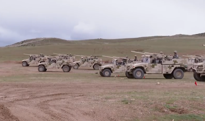 军事演习|陆军高原实弹演练多炮齐发，画面震撼！