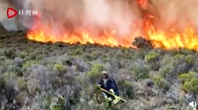 |非洲最高峰发生大火，现场画面曝光，网友心痛