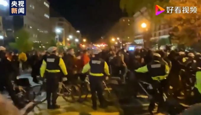 热点|美国总统大选投票日当天，白宫附近发生冲突，2人被捕