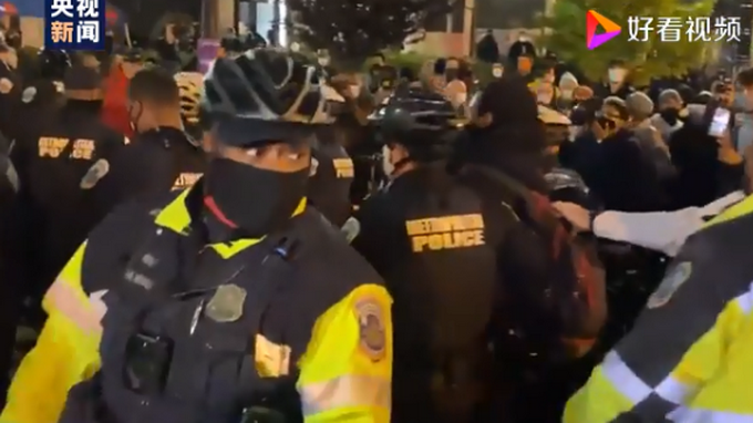 热点|美国总统大选投票日当天，白宫附近发生冲突，2人被捕