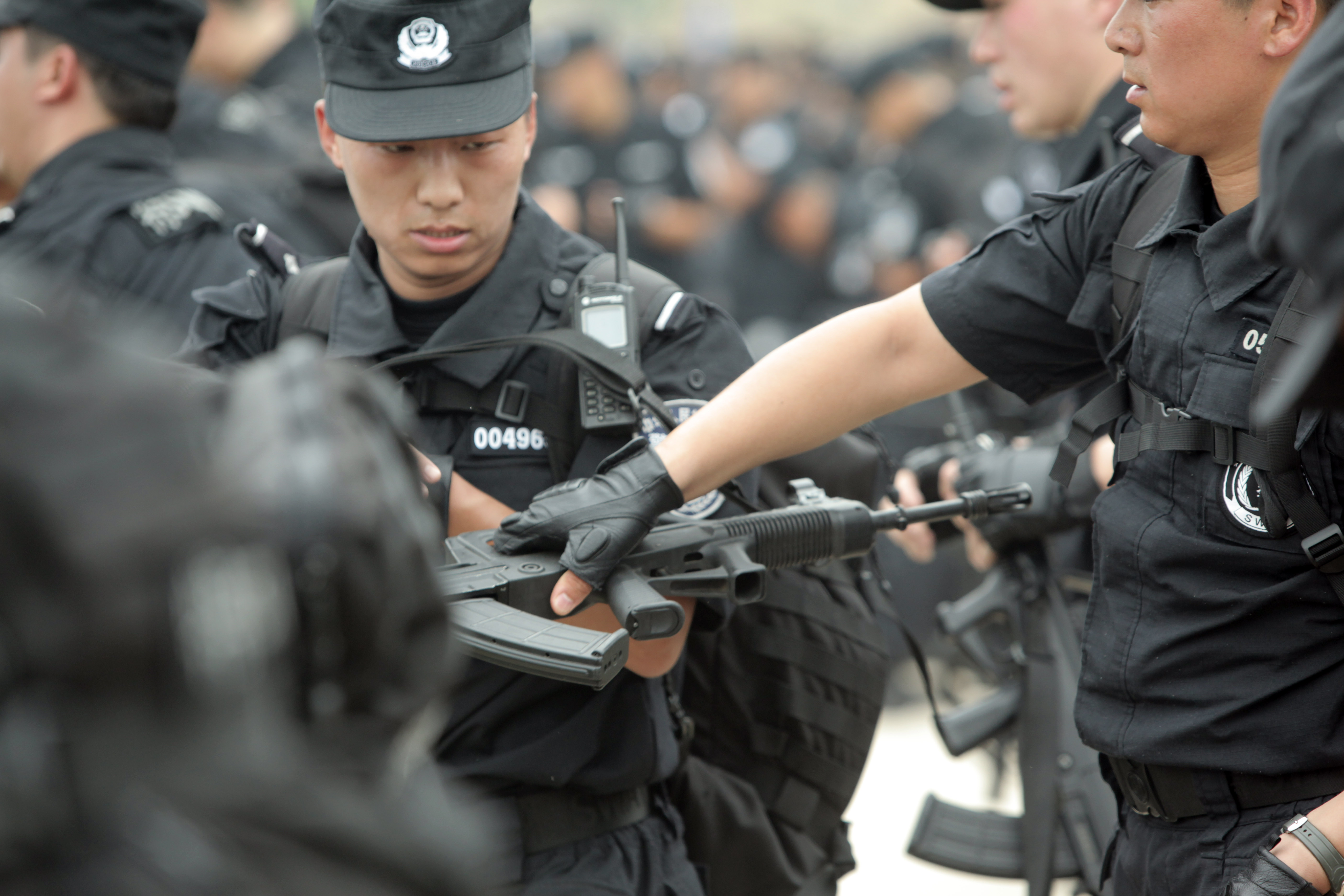 高清图:北京特警进行秋季训练 每天特训超10小时