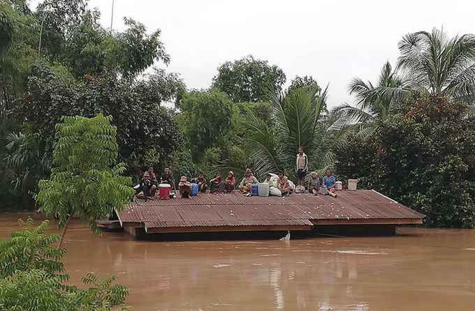 老挝一大坝坍塌:由韩国企业承建 已造成至少20人死亡49人失踪