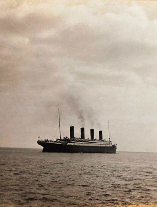 泰坦尼克号残骸正消失图片